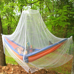 Mosquito Net Bed Canopy with Zipper Opening | Round Canopy with Extra Bug Protection | Great for Outdoor Use