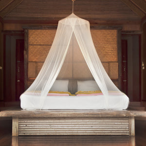 Premium Canopy For Beds | White Mosquito Netting for Teen Girls Bed | Princess Canopy | Free Hanging Kit and Travel Pouch